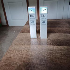 Brand New In Boxes IT CC Color Correcting Full Coverage Cream Fair